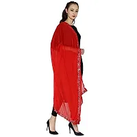 Jyoti Women's Chiffon Dupatta (Sc-143,Red,2.20Mtr.)-thumb1