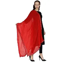 Jyoti Women's Chiffon Dupatta (Sc-143,Red,2.20Mtr.)-thumb2