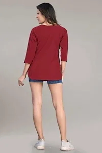 Fancy Crepe Top For Women-thumb2