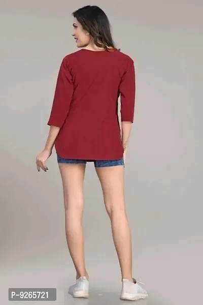 Fancy Crepe Top For Women-thumb3