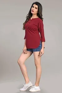 Fancy Crepe Top For Women-thumb3