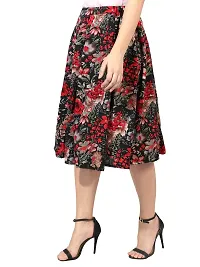 Beautiful Floral Printed Rayon Skirt For Women-thumb4