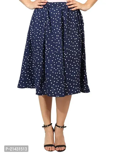 Classy Mini Polka Dots Skirt For Women-thumb0