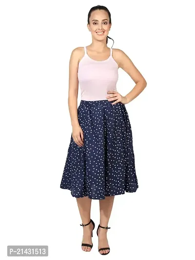 Classy Mini Polka Dots Skirt For Women-thumb3