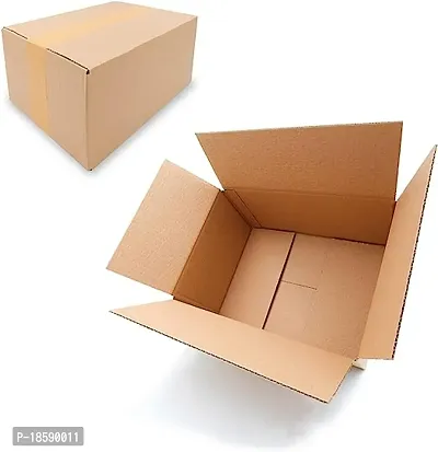 Corrugated Golden Plain Box-Shipping Boxes-Small Gift Packaging Boxes pack of 10