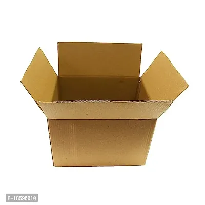 Corrugated Golden Plain Box-Shipping Boxes-Small Gift Packaging Boxes pack of 4