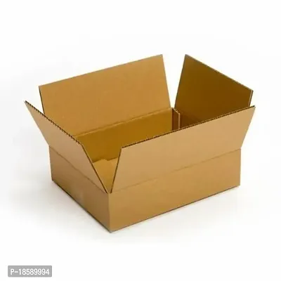 Corrugated Golden Plain Box-Shipping Boxes-Small Gift Packaging Boxes Pack of 4