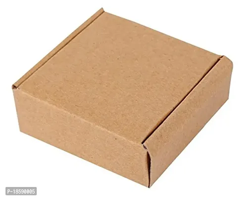 Corrugated Golden Plain Box-Shipping Boxes-Small Gift Packaging Boxes pack of 10-thumb0