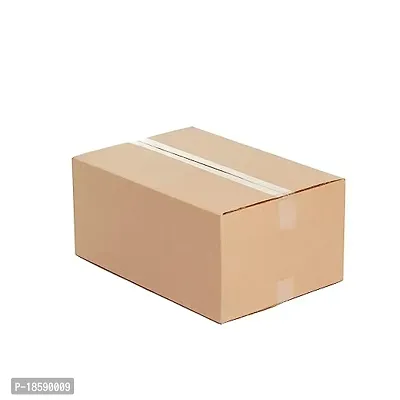 Corrugated Golden Plain Box-Shipping Boxes-Small Gift Packaging Boxes pack of 5-thumb0
