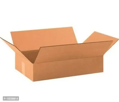 Corrugated Golden Plain Box-Shipping Boxes-Small Gift Packaging Boxes pack of 5-thumb0