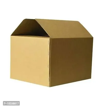 Corrugated Golden Plain Box-Shipping Boxes-Small Gift Packaging Boxes pack of 5-thumb0