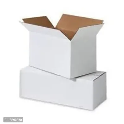 White Corrugated Packing box pack of 5