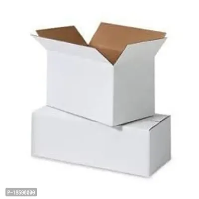 White Corrugated Packing box pack of 5-thumb0