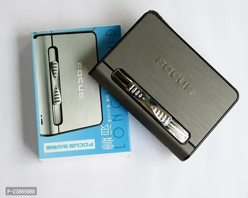 Focus Grey Color Ciggrate Box Lighter-thumb0