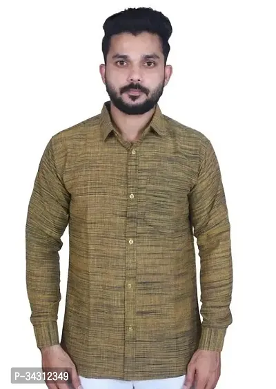 Reliable Khadi Cotton Casual Shirts For Men-thumb0