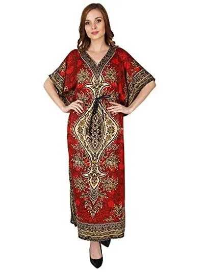 Trendy Fancy Kaftan Night Gown For Women