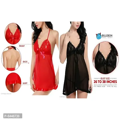 Buy Combo Pack ! Women Babydoll Nightwear - Free Size Online In India At  Discounted Prices