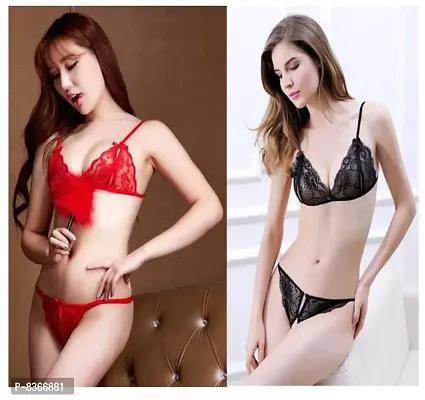 Womens New Trendy Stylish Hot  Sexy Bra And Panty Combo Set