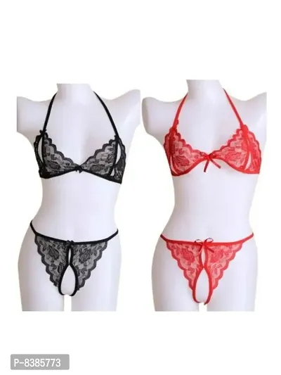 Stylish set for every hot night sexy Bra And Panty  for Women Combo Offer