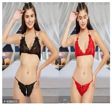 Stylish set for every hot night sexy Bra And Panty  for Women Combo Offer