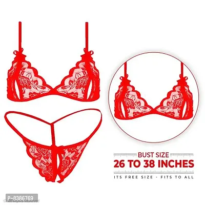 Stylish set for every hot night sexy Bra And Panty  for Women Combo Offer-thumb3