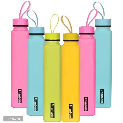 HOMIZE Phantom Colorful Water Bottle for Fridge, for Home, Office, Gym  School Boy 1000 ml Bottle (Pack of 6, Multicolor)