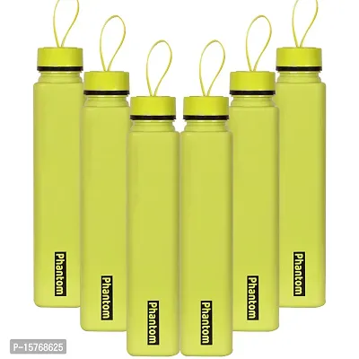 HOMIZE Phantom Colorful Water Bottle for Fridge, for Home, Office, Gym  School Boy 1000 ml Bottle (Pack of 6,  Green )