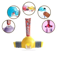 HOMIZE Hands-Free Automatic Push Toothpaste Squeezer Dispenser Effortless and Hygienic Toothpaste Dispensing at Your Fingertips- Yellow-thumb2