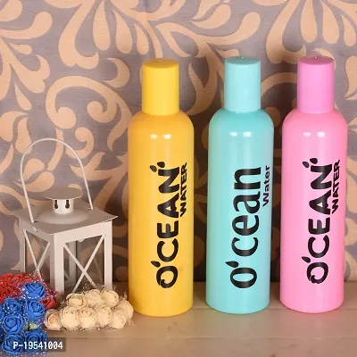 Plastic Water Bottle 500ml Capacity for Kids, Schoool, Travel, Colorful Design and Pattern Bottles, 1 Piece