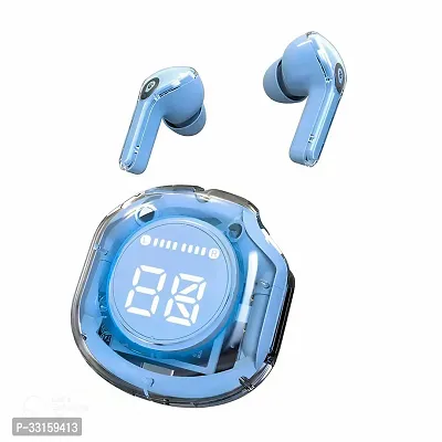 Ultrapods Pro2 Wireless Bluetooth Earbuds 5.3LED Display Touch Control Bluetooth Headset (Blue, True Wireless)-thumb0