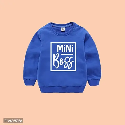 Fabulous Blue Cotton Blend Sweatshirts For Boys-thumb0