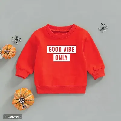 Fabulous Red Cotton Blend Sweatshirts For Boys-thumb0