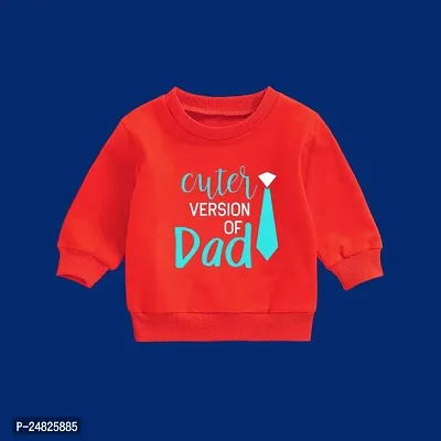 Fabulous Red Cotton Blend Sweatshirts For Boys