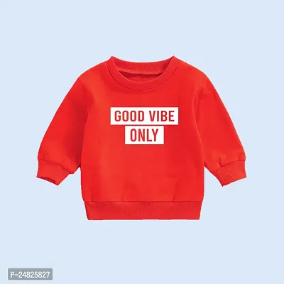 Fabulous Red Cotton Blend Sweatshirts For Boys-thumb0