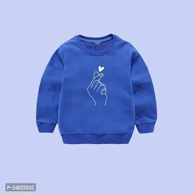 Fabulous Blue Cotton Blend Sweatshirts For Boys-thumb0