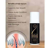 Hair Growth Serum Roller for Strong  Heallthy Hair for men  women Reduce Hair Breakages  Promotes Hair Growth SERUM Pack of 1 of 50 ML-thumb2