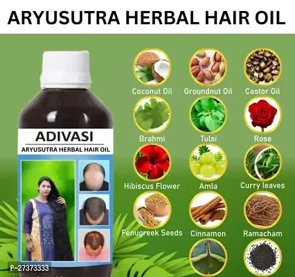 Adivasi Herbal Hair Oil Made by Pure Adivasi Ayurvedic Herbs (PACK OF 1)-thumb2