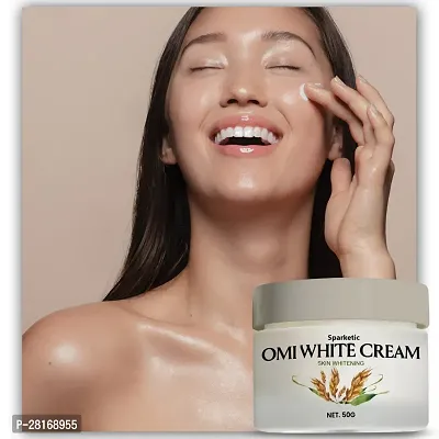 Omicare Organics Skin Glow And Whitening Cream 50 Gm Pack Of 1-thumb0