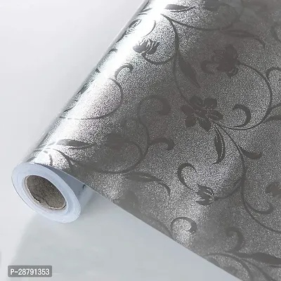 Aluminum Foil Self Adhesive Oil Proof Heat Resistant Sticker (Size:60 X 200 Cm)-thumb2