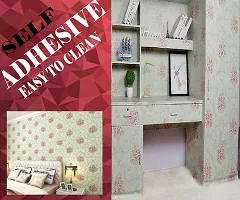 Floral pattern Self adhesive wallpaper for wall decoration(500 x 45 cm)Model-07-thumb3