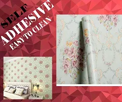 Floral pattern Self adhesive wallpaper for wall decoration(500 x 45 cm)Model-06-thumb2