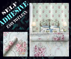 Floral pattern Self adhesive wallpaper for wall decoration(500 x 45 cm)Model-20-thumb4