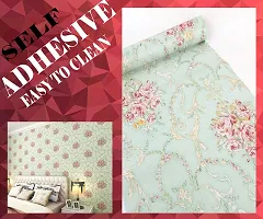 Floral pattern Self adhesive wallpaper for wall decoration(500 x 45 cm)Model-16-thumb2