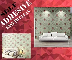 Floral pattern Self adhesive wallpaper for wall decoration(500 x 45 cm)Model-15-thumb1