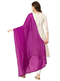 Nimidiya Women's Chiffon Gold Dot Printed Dupatta | Casual Ethnic Chunni - Dupattas for Girls | Free Size (purple)-thumb2