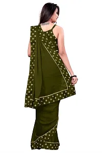 NIMIDIYA Printed Bollywood Art Silk Saree (Mahandi)-thumb4