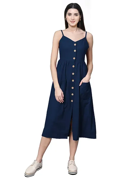 Premvati Collection NIMIDIYA Miss Chase Women's Cotton Shirt Dress