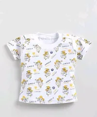 Stylish Fancy Designer Cotton Printed Top With Bottom Set For Kids-thumb3