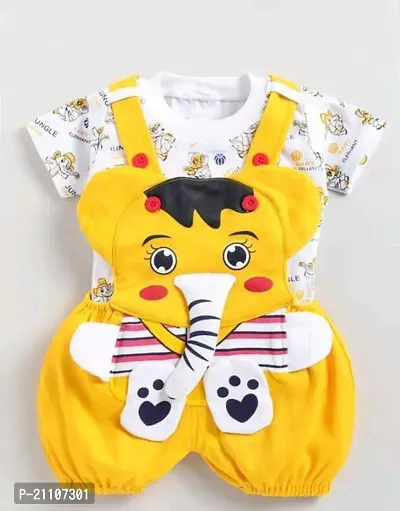 Stylish Fancy Designer Cotton Printed Top With Bottom Set For Kids