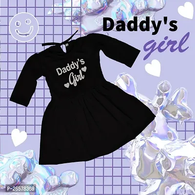 Baby Girls Daddy Girl Frock(Pack Of 1)-thumb0